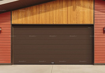 Гаражные секционные ворота серии rsd02 6000 Х 3300